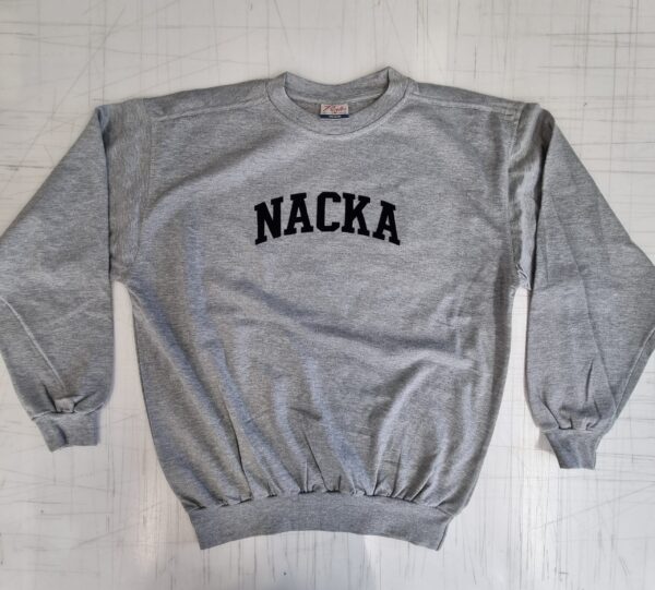 Nacka Sweatshirt med flocktryck - Bild 5