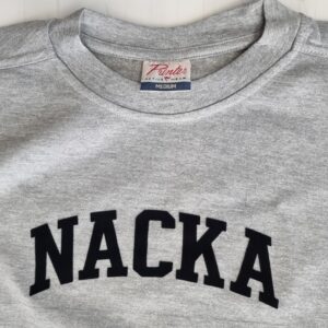 Nacka Sweatshirt med flocktryck