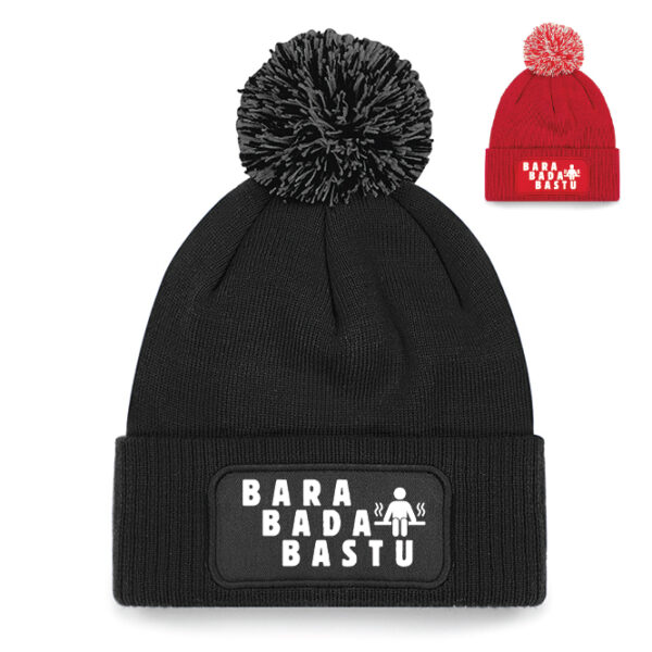 Bara Bada Bastu beanie med tofs